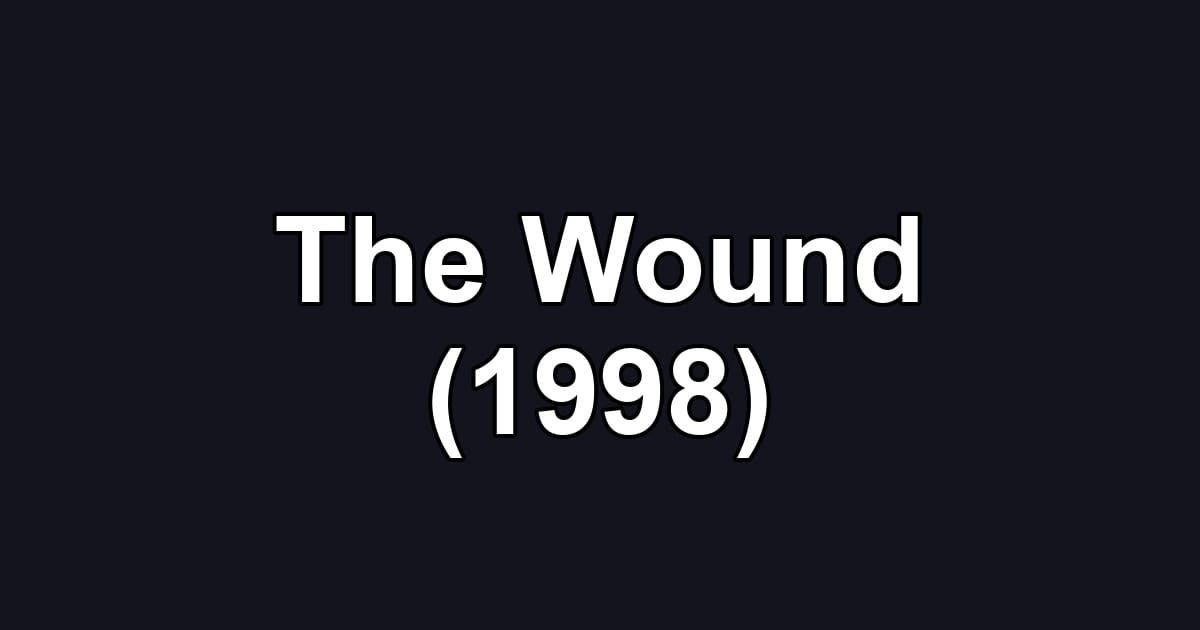 The Wound (1998)