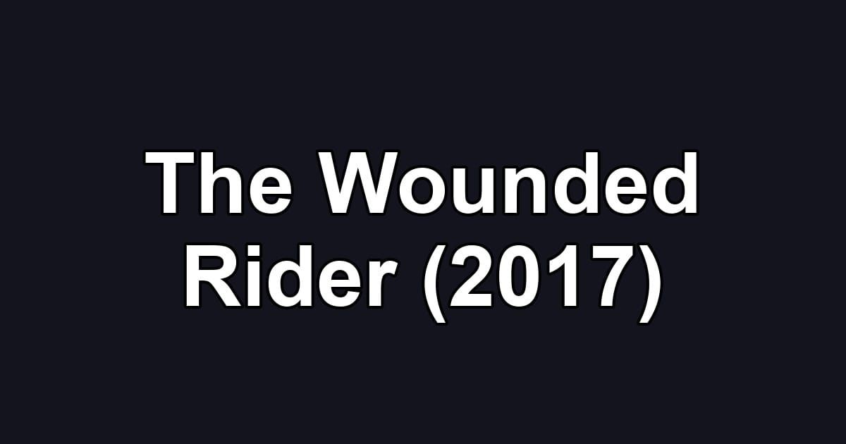 The Wounded Rider (2017)