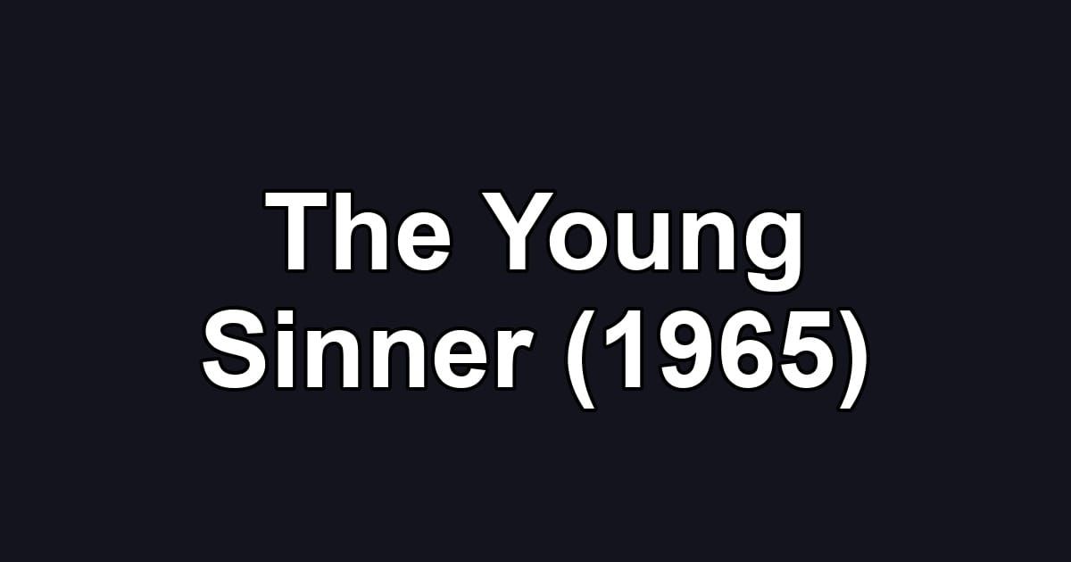 The Young Sinner (1965)
