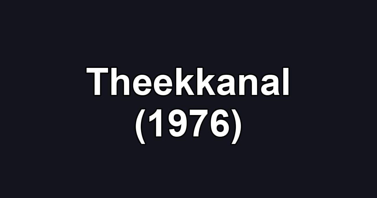 Theekkanal (1976)