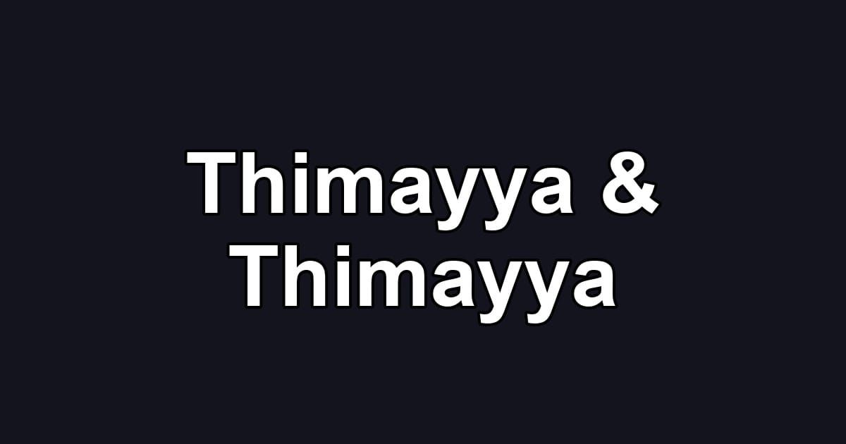 Thimayya & Thimayya