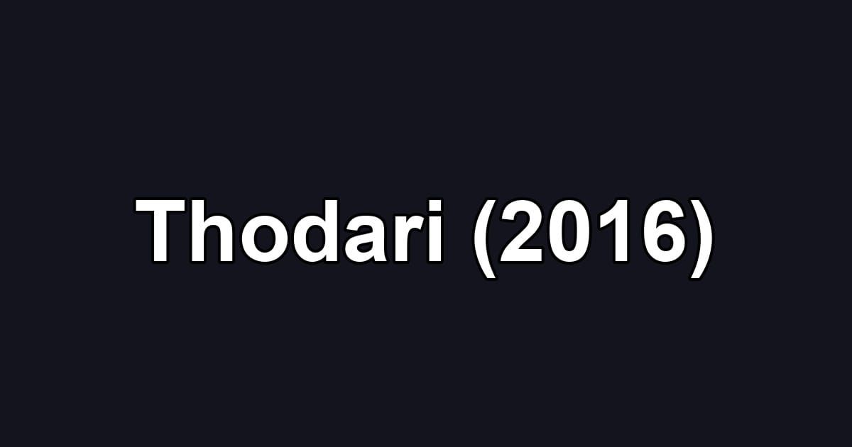 Thodari (2016)