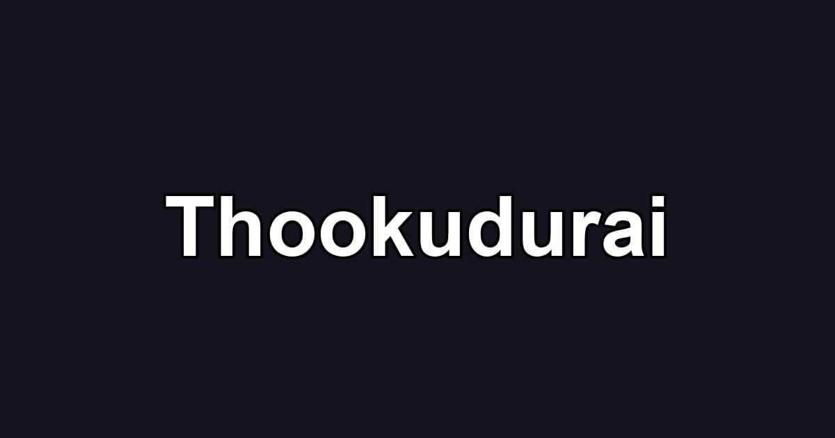 Thookudurai