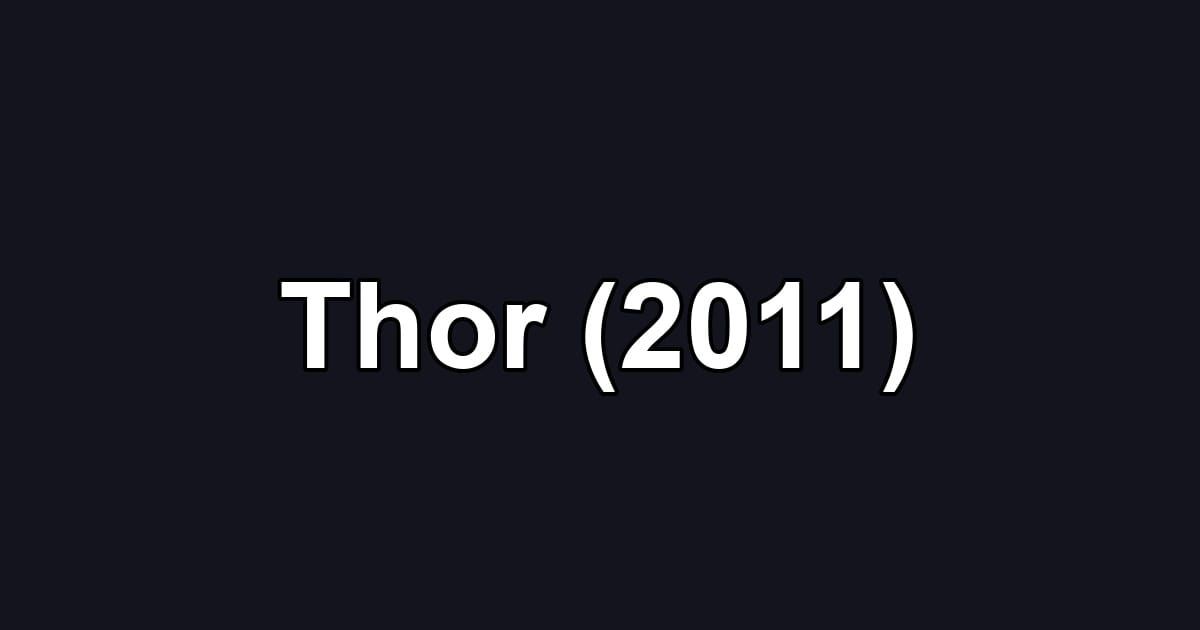 Thor (2011)