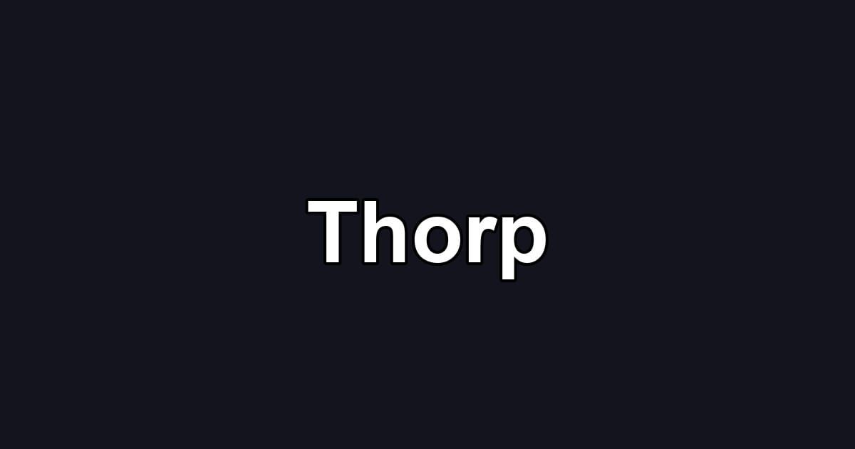 Thorp