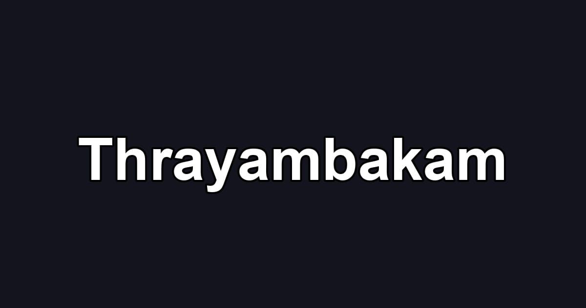 Thrayambakam