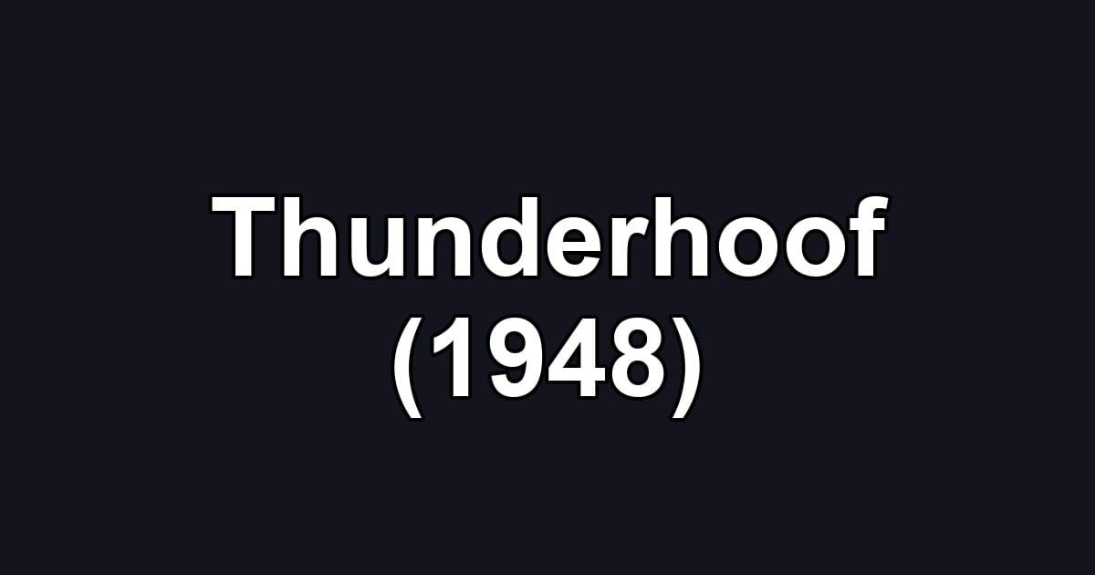 Thunderhoof (1948)