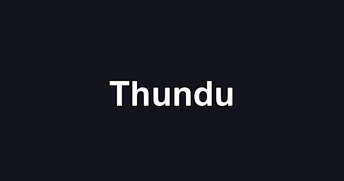 Thundu