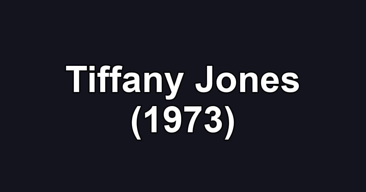Tiffany Jones (1973)