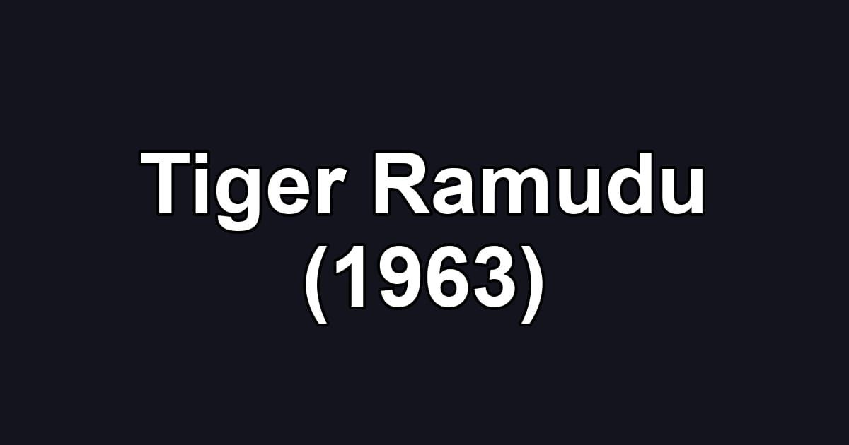 Tiger Ramudu (1963)