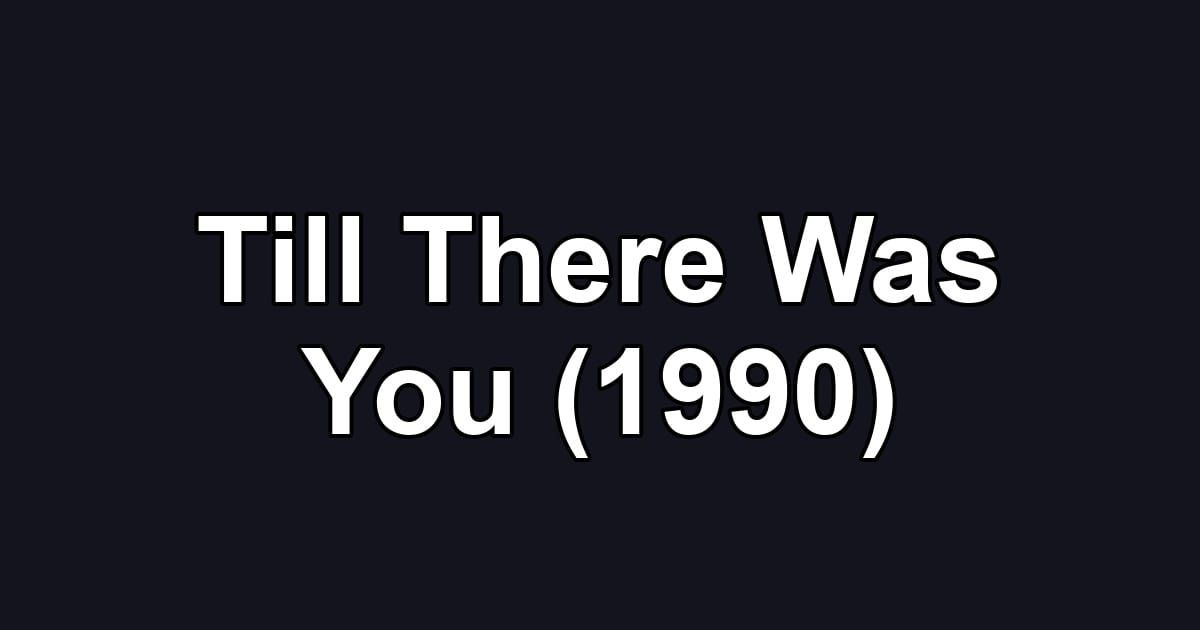 Till There Was You (1990)