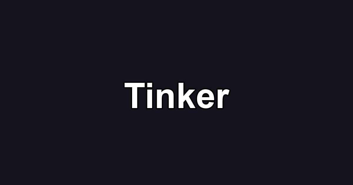 Tinker