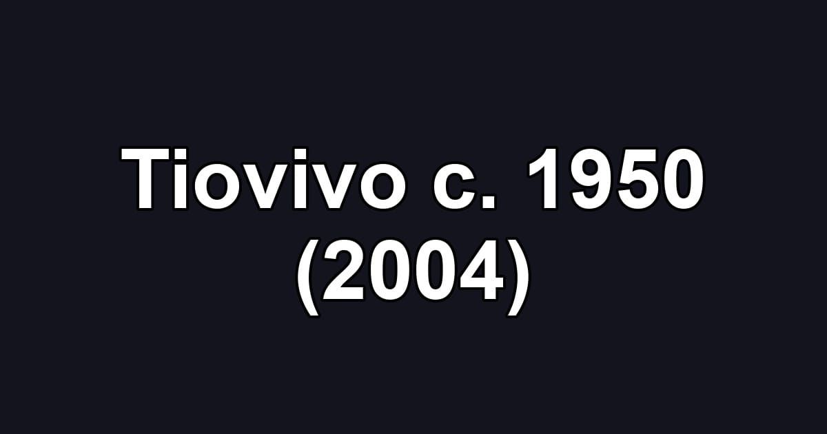 Tiovivo c. 1950 (2004)