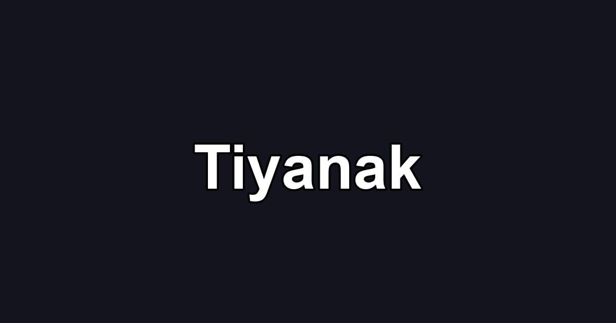 Tiyanak