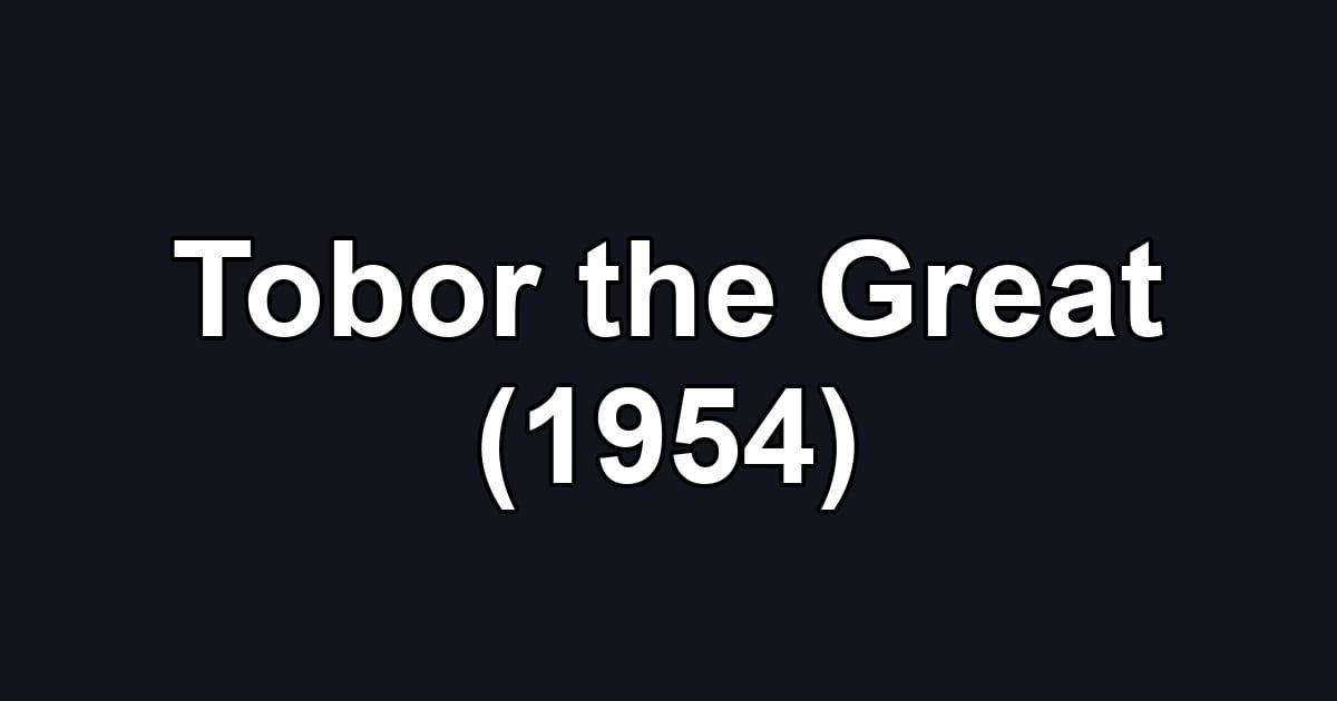 Tobor the Great (1954)