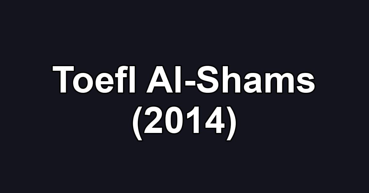 Toefl Al-Shams (2014)