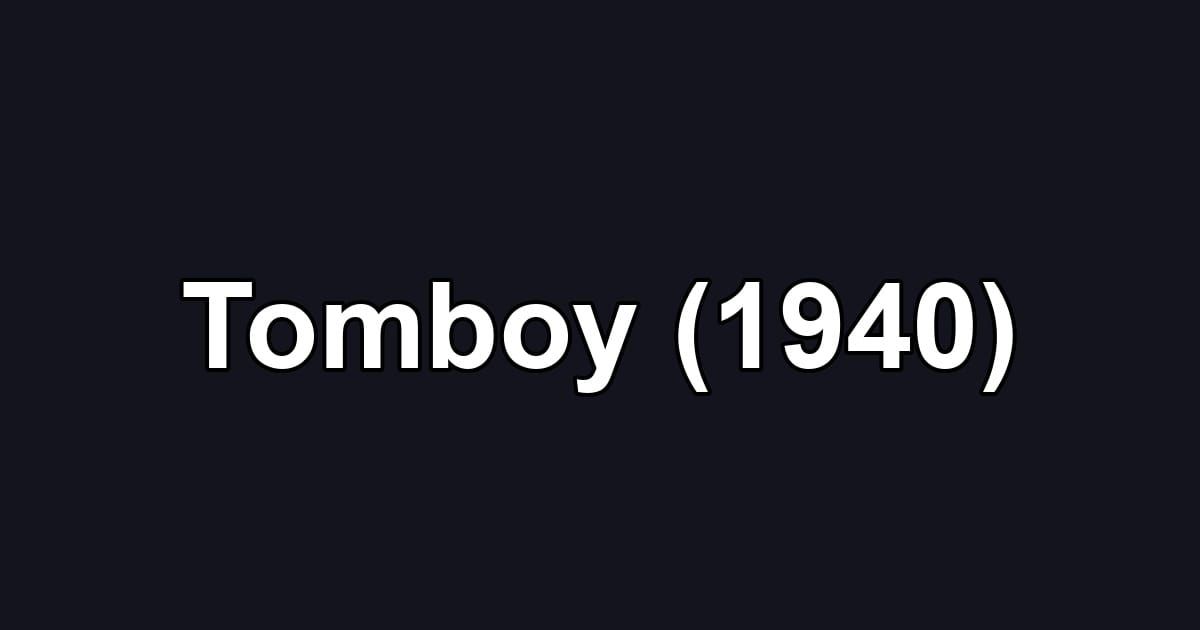 Tomboy (1940)
