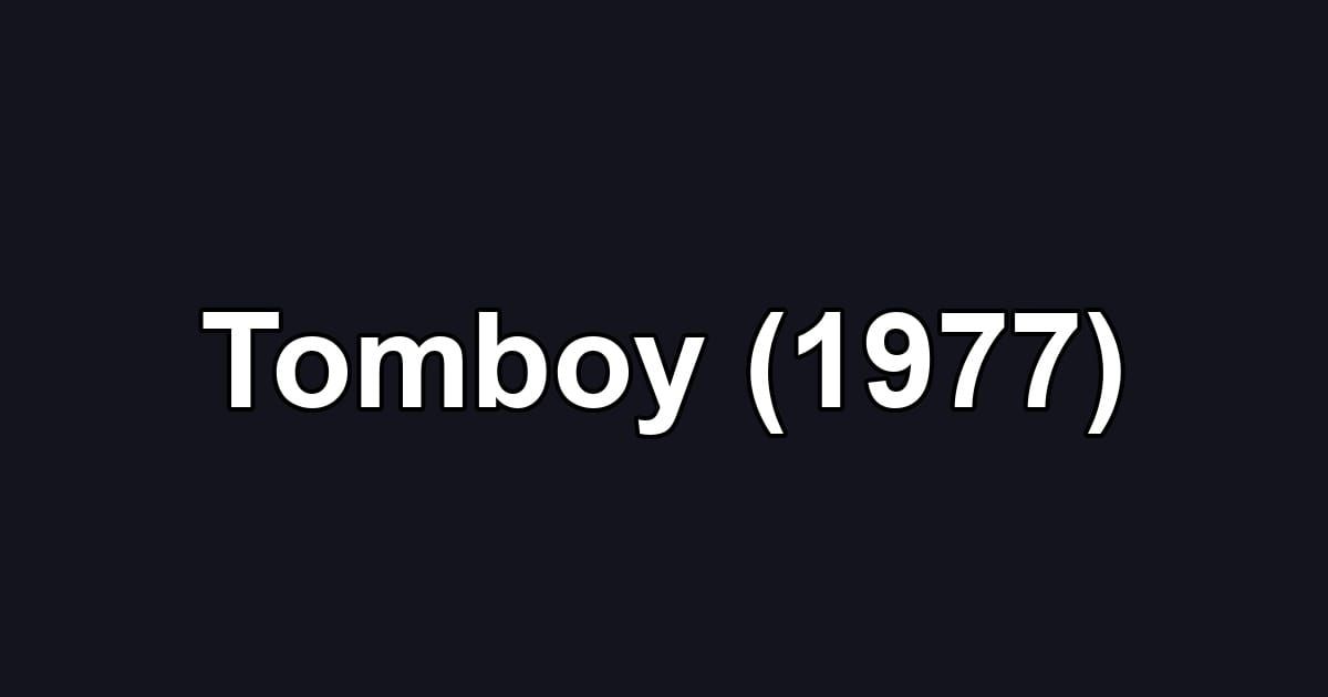 Tomboy (1977)
