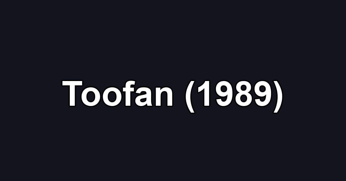 Toofan (1989)
