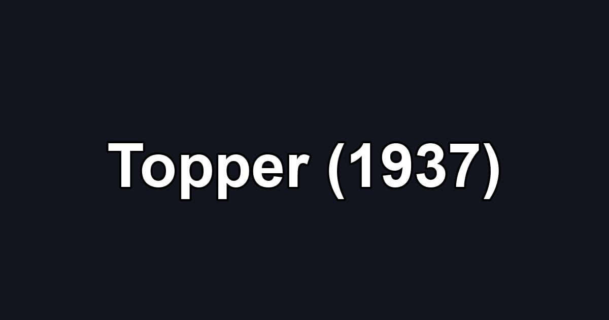 Topper (1937)
