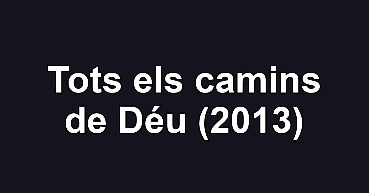 Tots els camins de Déu (2013)