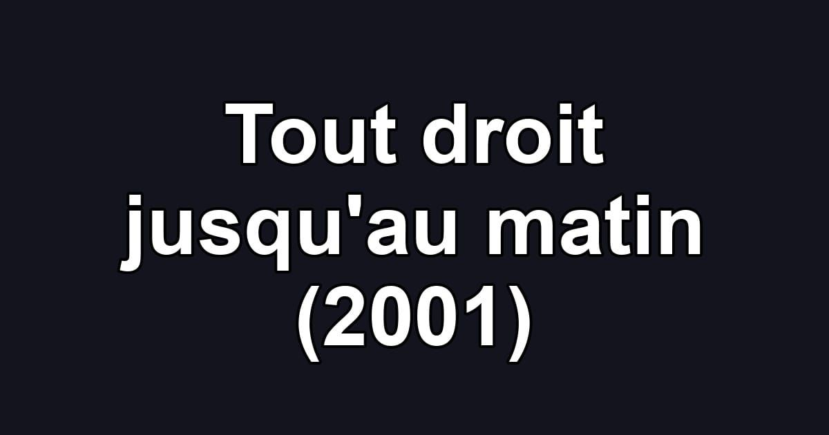 Tout droit jusqu'au matin (2001)