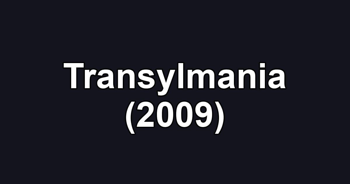 Transylmania (2009)