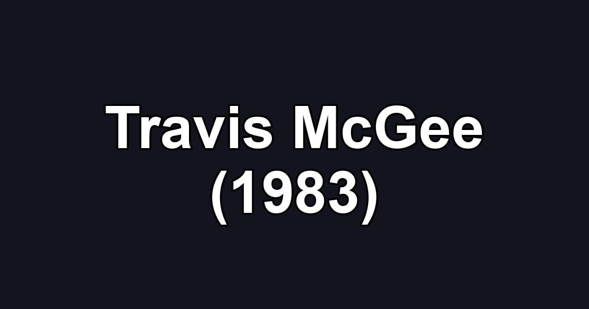 Travis McGee (1983)