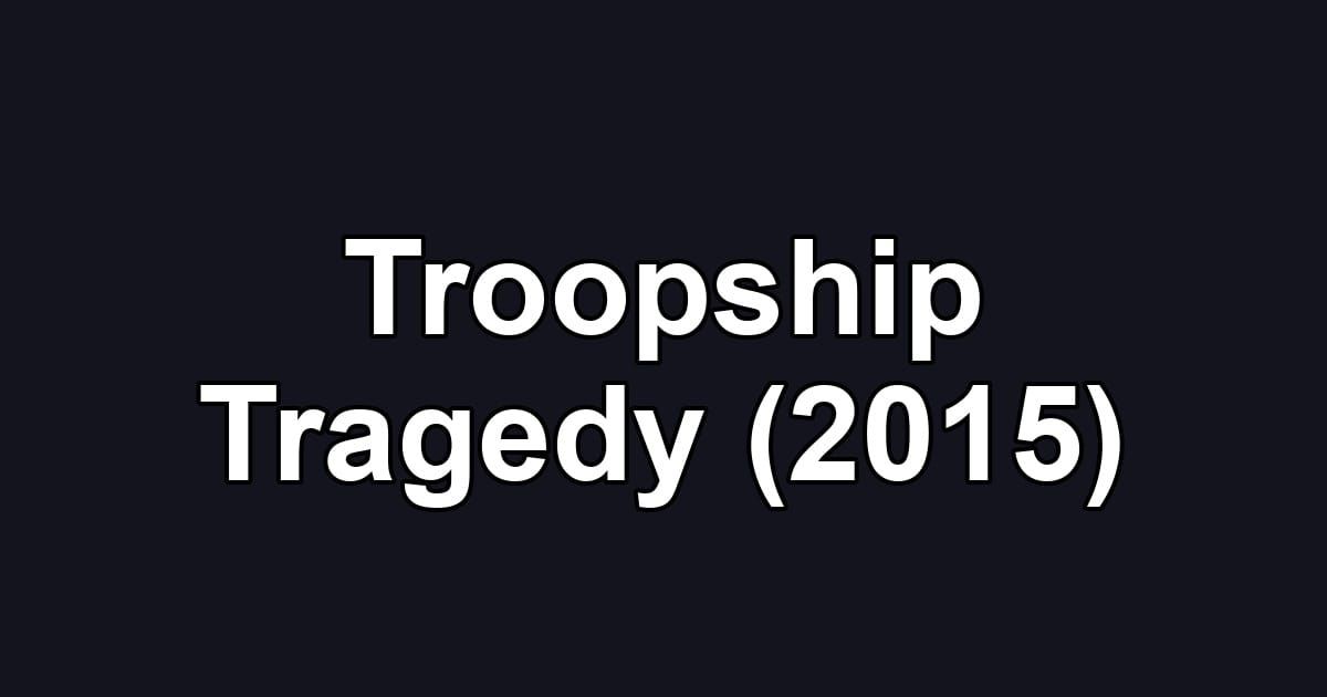 Troopship Tragedy (2015)