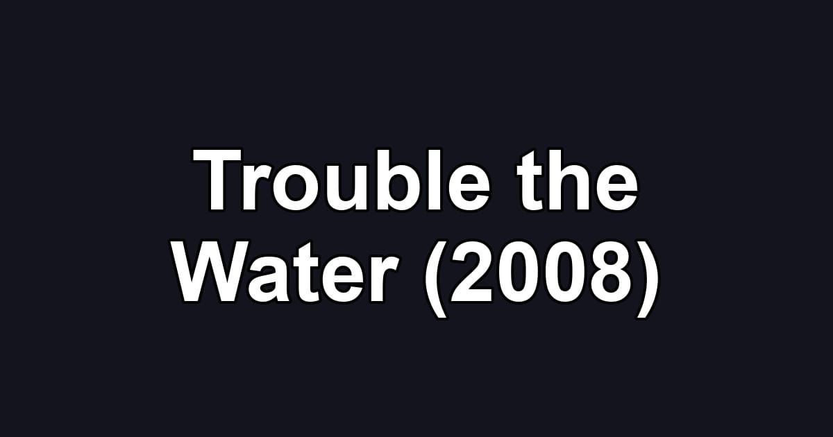 Trouble the Water (2008)