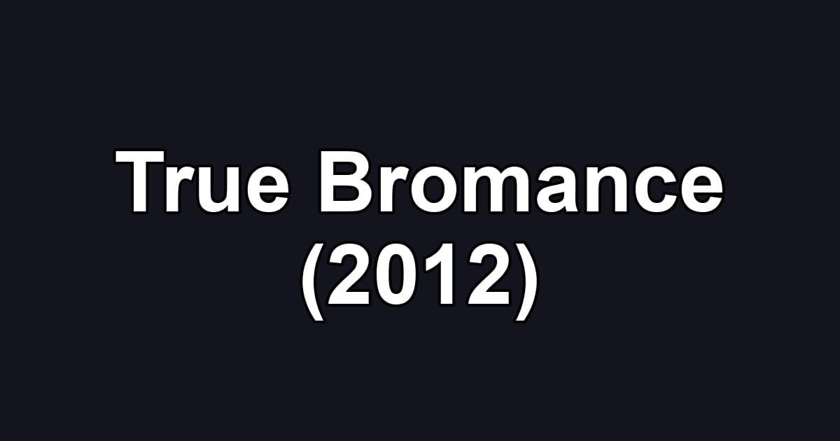 True Bromance (2012)