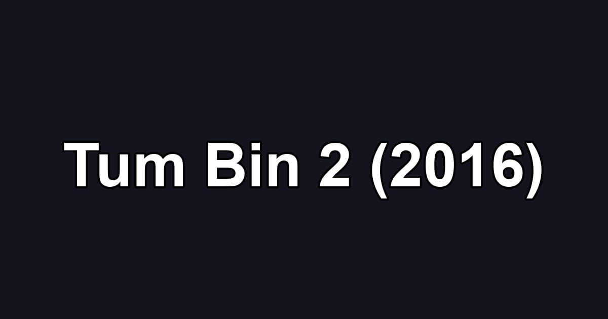 Tum Bin 2 (2016)
