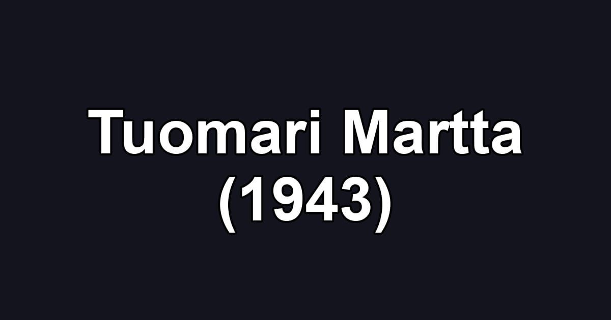 Tuomari Martta (1943)