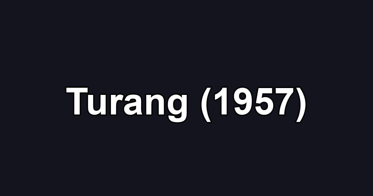 Turang (1957)