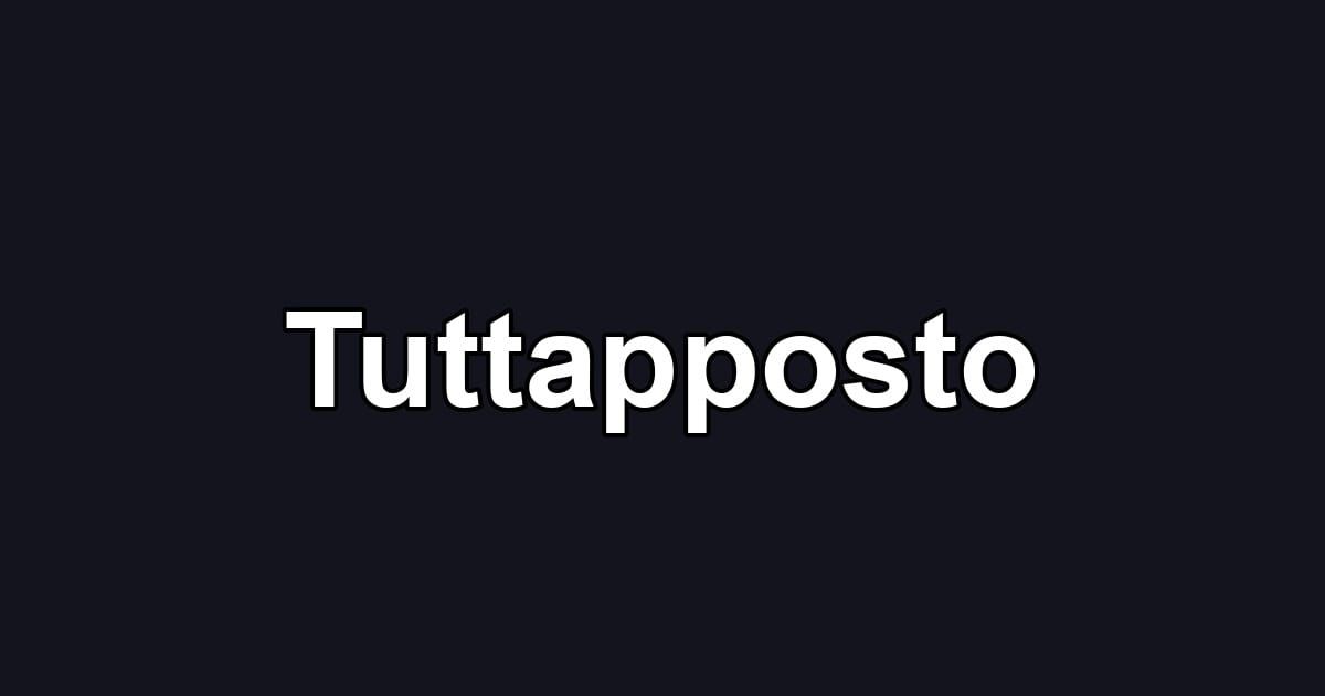 Tuttapposto