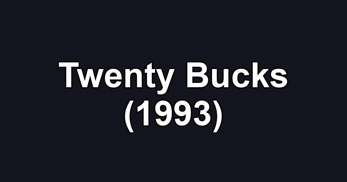 Twenty Bucks (1993)