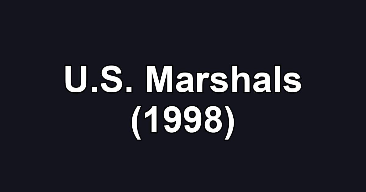 U.S. Marshals (1998)