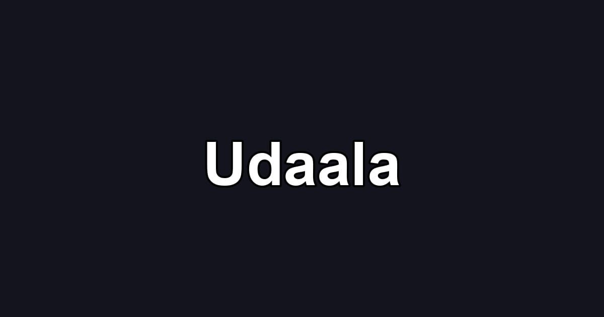 Udaala