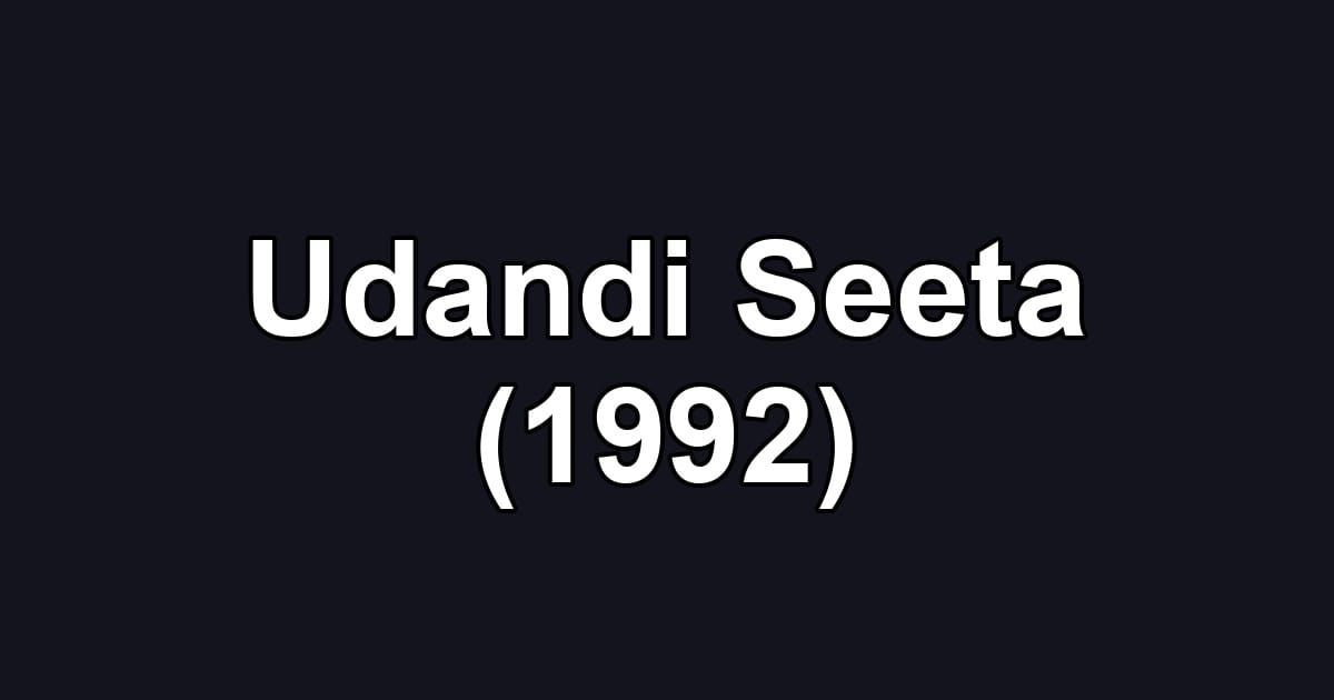 Udandi Seeta (1992)