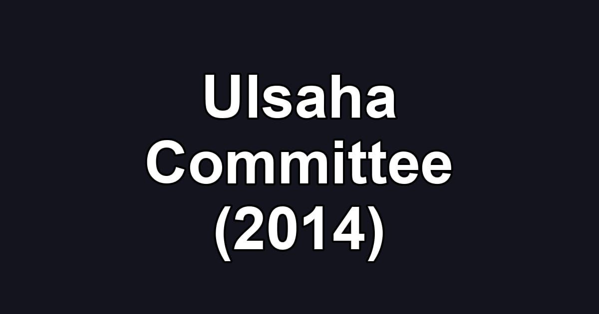 Ulsaha Committee (2014)