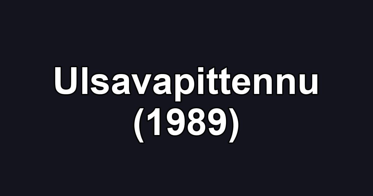 Ulsavapittennu (1989)