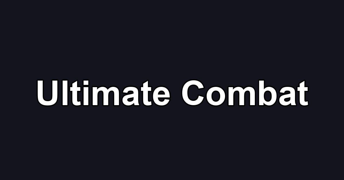 Ultimate Combat