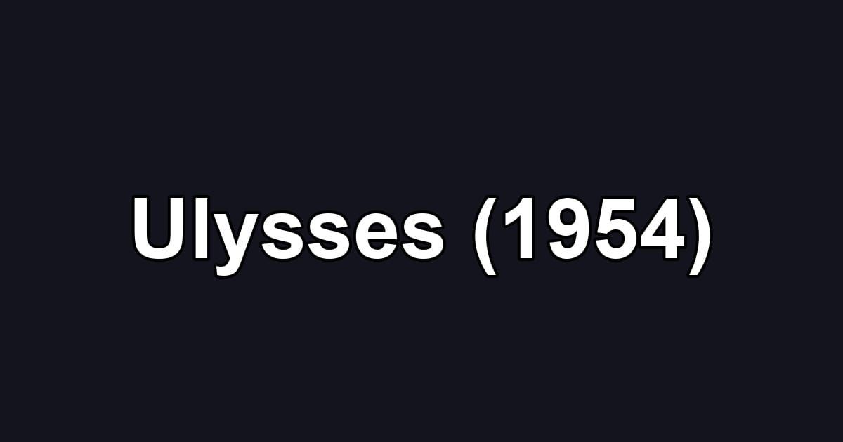 Ulysses (1954)