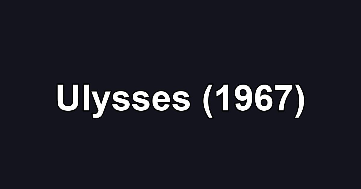 Ulysses (1967)