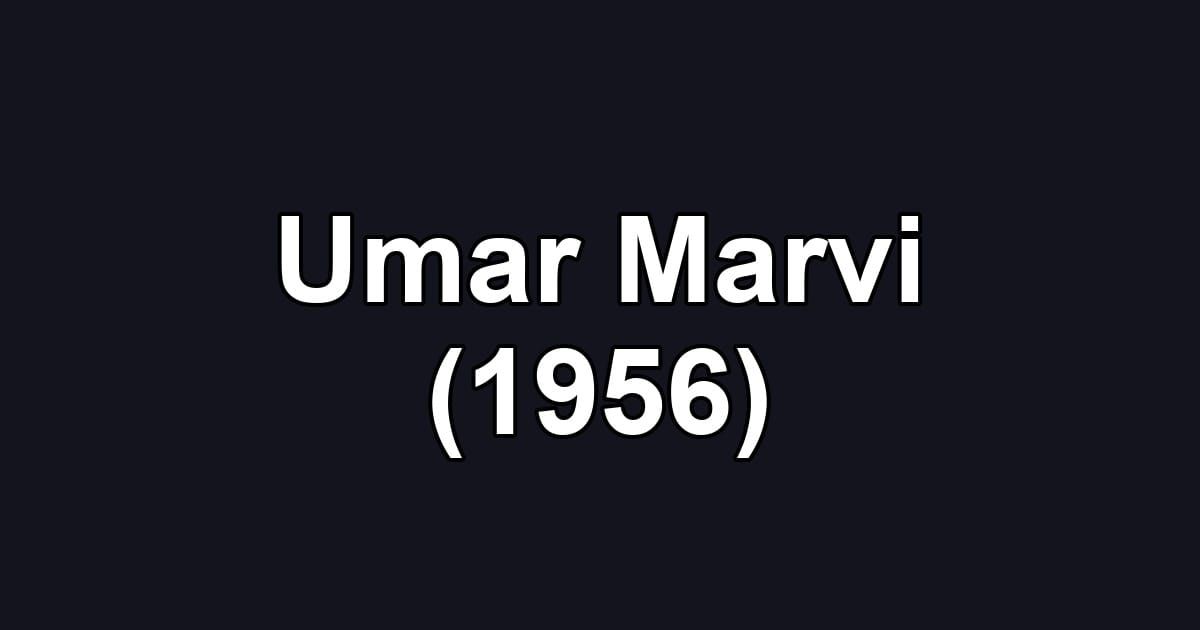 Umar Marvi (1956)