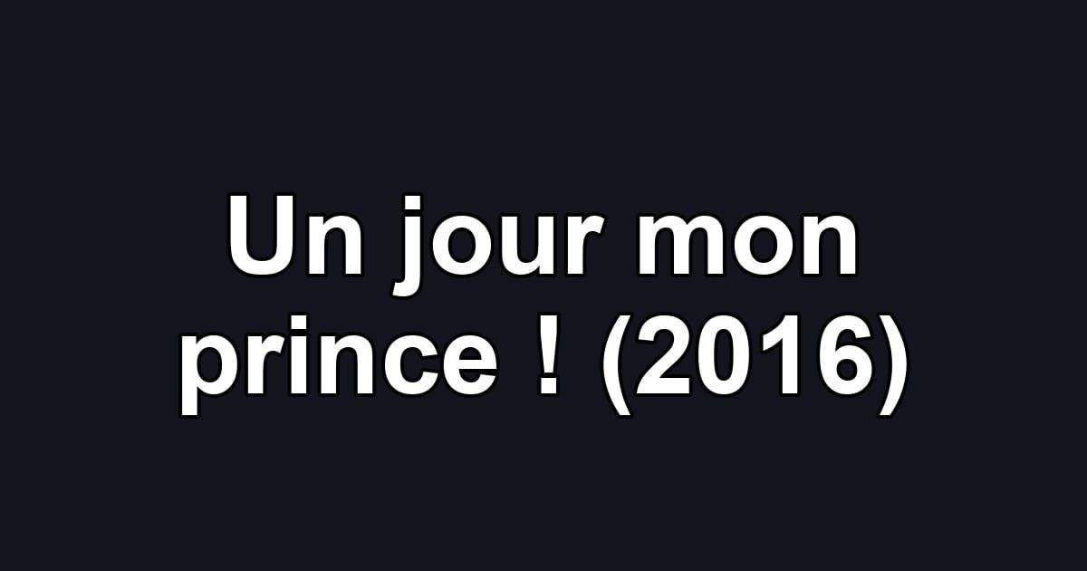 Un jour mon prince ! (2016)