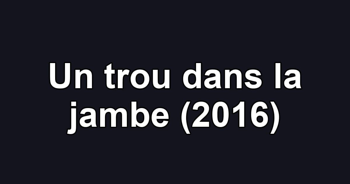 Un trou dans la jambe (2016)