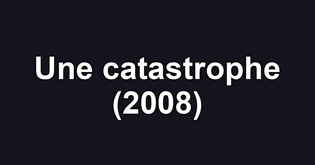 Une catastrophe (2008)