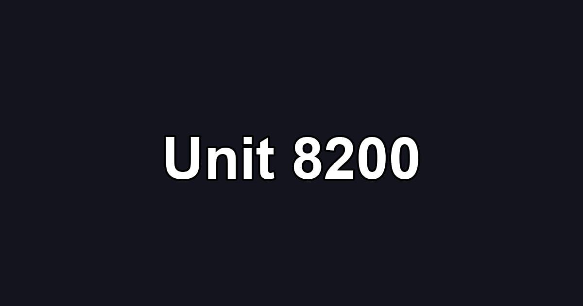 Unit 8200