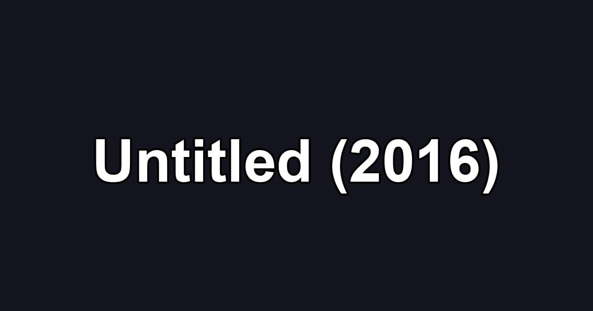 Untitled (2016)